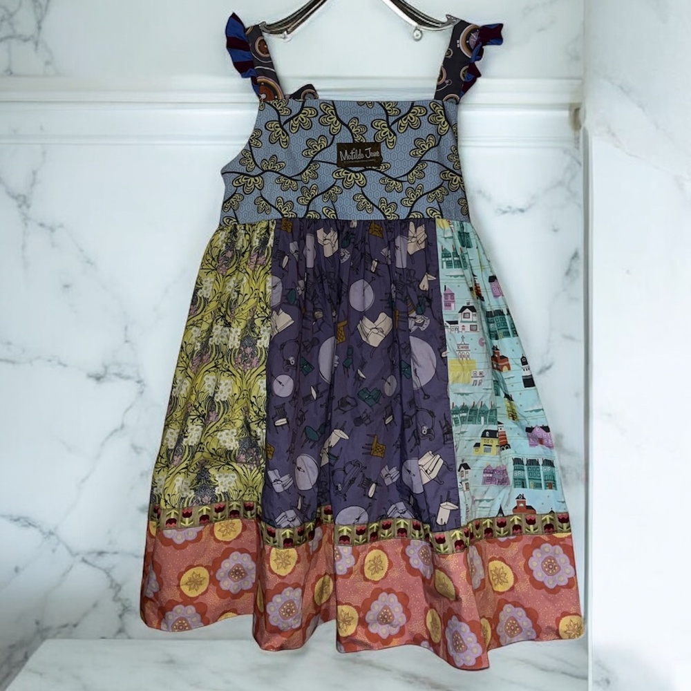 Matilda Jane Girls Heart Soul Pride Character Counts Broadway Knot Dress Size 10